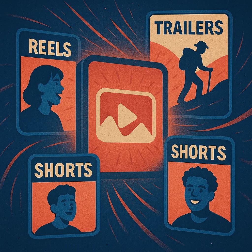 Generate clips for TikTok, YouTube Shorts, or trailers—Focal adjusts the style and timing automatically.