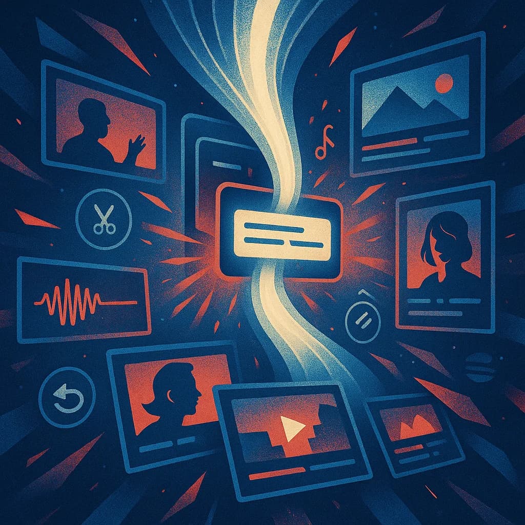Instantly edit or remix AI-generated video clips with new tones, visuals, or scenes—no timeline tools needed.
