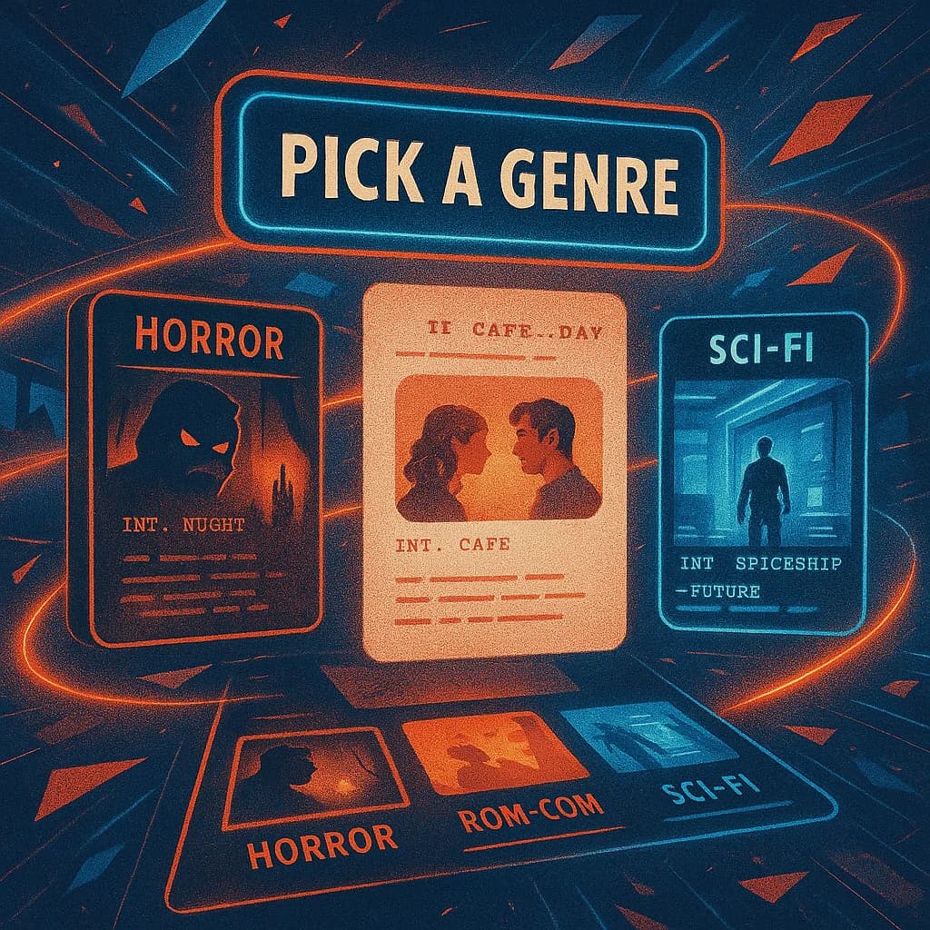 Auto-generate full plot arcs and scene flow from Act 1 to Act 3 with Focal AI Script Generator