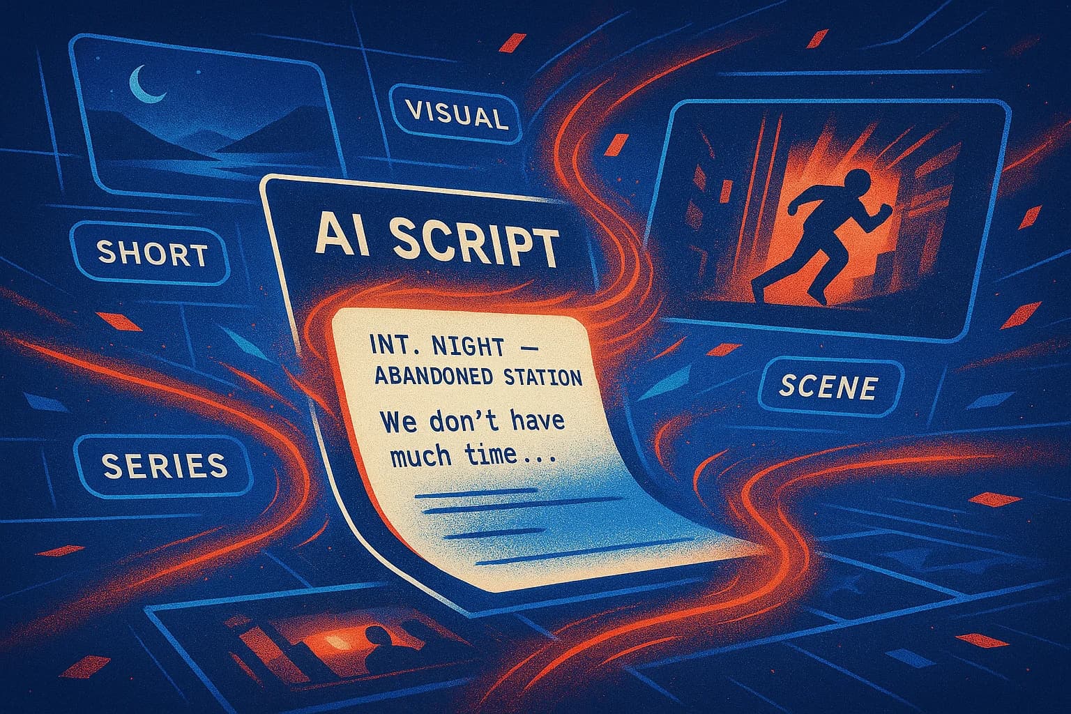 Format AI-generated scripts in horror, sci-fi, or rom-com styles with Focal AI Script Generator's genre-matching tools