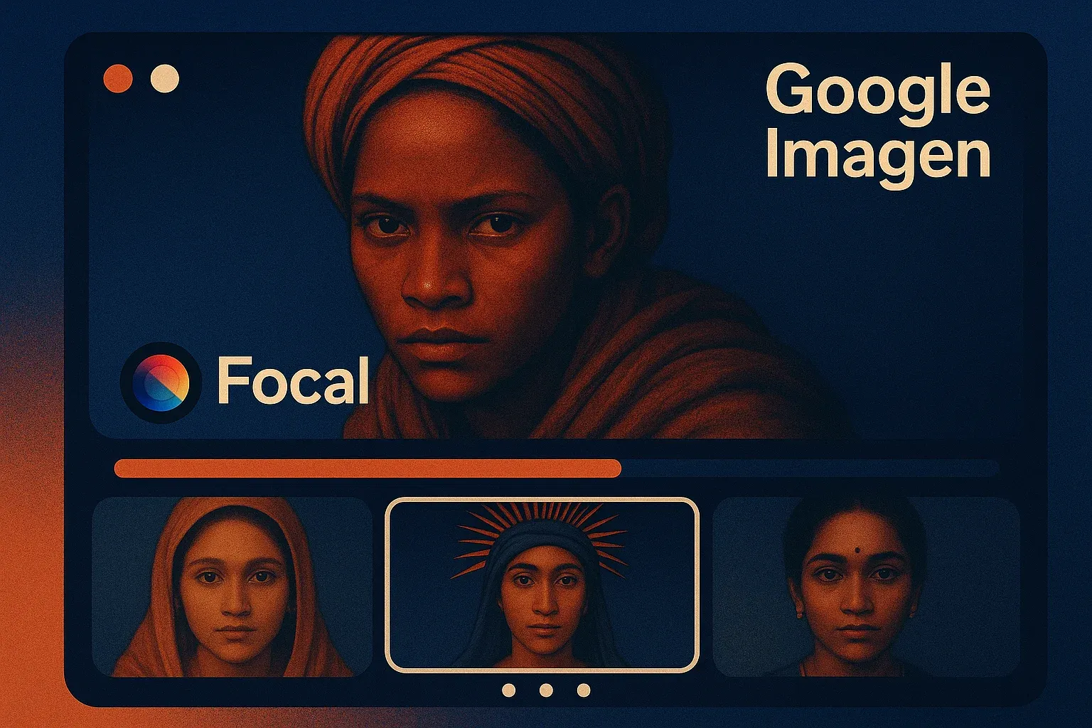 Multiple AI-generated images from Google Imagen 3, showing varied subjects with realistic lighting and balanced compositions.