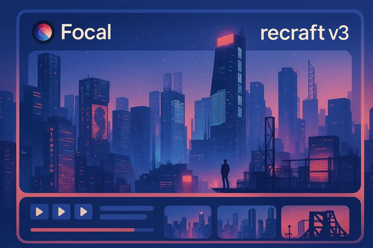 Recraft v3 excels at clarity—generate sharp, flexible visuals for any use case, from product mockups to complex storytelling.