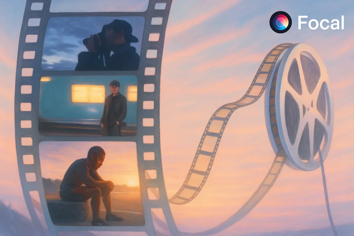 YouTube Shorts editor showing an AI-generated cinematic video created with Veo 3, including transitions and dialogue.